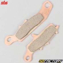 Pastillas de freno delanteras izquierdas de metal sinterizado Kawasaki KFX 450, Suzuki Quadrunner 700 ... SBS todoterreno