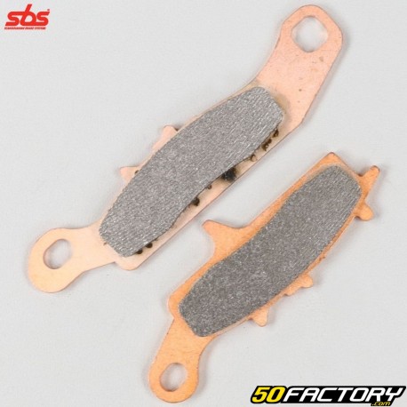 Pastillas de freno delanteras izquierda metal sinterizado Kawasaki KFX 450, Suzuki Quadrunner 700 ... SBS Racing