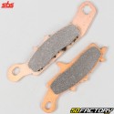 Pastilhas de freio dianteiras de metal sinterizado Kawasaki KFX 450, Suzuki Quadrunner 700 ... SBS Racing