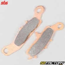 Pastiglie freno anteriore destra in metallo sinterizzato Kawasaki KFX 450, Suzuki Quadrunner 700 ... SBS Racing