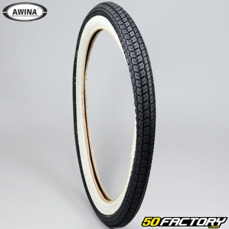 Tire 2 1 / 4-17 28 Awina F853 whitewalls moped