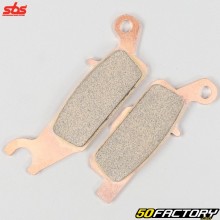 Pastillas de freno delanteras derechas de metal sinterizado Yamaha YFM Raptor 250, Grizzly 550 y 700 SBS todoterreno