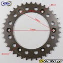 Zahnkranz 38 Aluminiumzähne 520 Gas Gas EC 250, Husaberg FC 550, KTM EXC 200... Afam braun