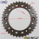 Rear sprocket 38 aluminum teeth 520 Gas Gas EC 250, Husaberg FC 550, KTM EXC 200... Afam brown