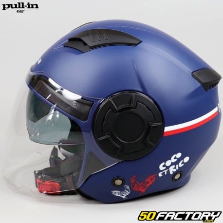 Casco Jet Coco &amp; Rico Pull-in Open Face