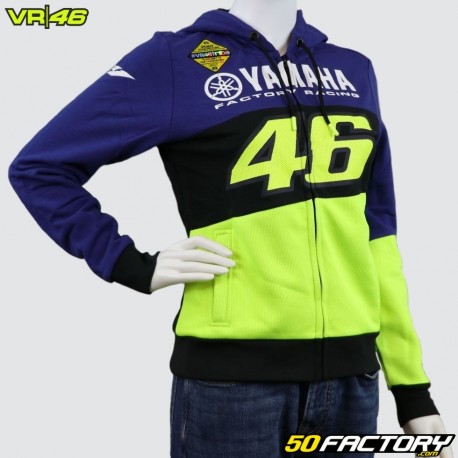 Sweat femme zippé à capuche VR46 Racing