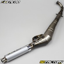 Exhaust tailpipe Gencod Peugeot 103 SP, MVL,  SPX... gray cartridge