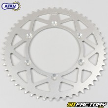 Corona 53 denti in alluminio 520 Sherco SE-R 125, 300, SEF 450 R, Husqvarna CR 125, WR 250 ... Afam grigia