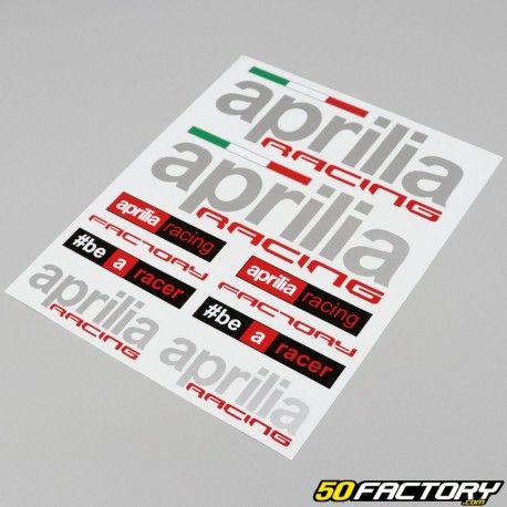Adesivos Aprilia Racing 24x20cm (placa)