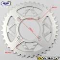 Rear sprocket 39 aluminum teeth 520 Beta Evo 125, Gas Gas  TXT 125, 250 ... Afam