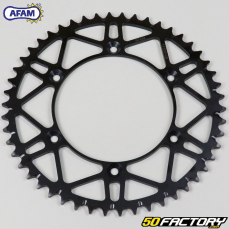 Rear sprocket 50 teeth steel 520 Gas Gas EC 125, Husqvarna TC 250... Afam SLK (anti-mud) black