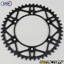 Corona 48  denti acciaio 520 Sherco SE-R 125, 300, SEF 450 R, Husqvarna CR 125, WR 250 ... Afam SLK (antifango) nero