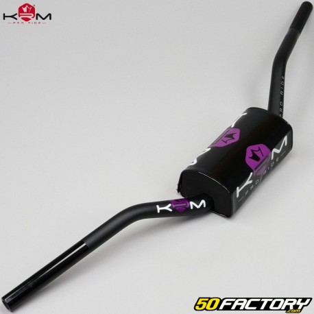 Fatb Lenkerar  Aluminium Ã˜XNUMXmm KRM Pro Ride  schwarz und lila mit Schaum