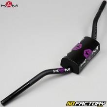 Manubrio Fatbar alluminio Ø28mm KRM Pro Ride nero e viola con schiuma