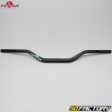 Guidon fatbar alu Ø28mm KRM Pro Ride noir et vert avec mousse