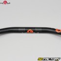 Guidon fatbar alu Ø28mm KRM Pro Ride noir et orange avec mousse