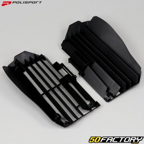 Rejillas de radiador Yamaha YZF, WR-F 250, 450 (desde 2018) Polisport negro