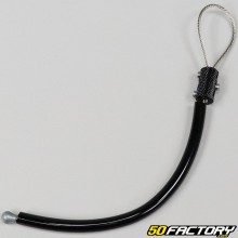 Rear brake pedal safety wire