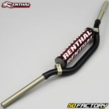 Guidon Ø28 mm Renthal Twinwall 997 RC/Honda noir avec mousse