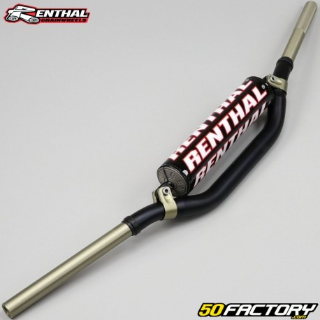 Guiador Ã˜28mm Renthal Twinwall Villopoto / Stewart preto com espuma