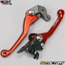 Leviers de frein avant et d'embrayage KTM SX, EXC 125, SX-F 250... 4MX oranges