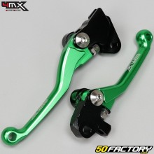 Kawasaki KXF 250, 450 (2013 - 2015) 4MX front brake and clutch levers green