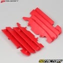 Honda CR, CRF 125, 250, 450 R (2002 - 2004) radiator grilles Polisport red