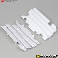 Rejillas de radiador Honda CR, CRF 125, 250, 450 R (2002 - 2004) Polisport blanco