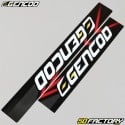 Kit déco Yamaha DT-R 125 (1991 - 2003) Gencod Evo rouge