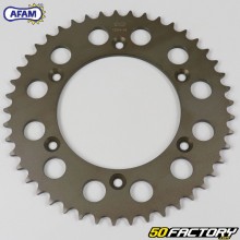 Rear sprocket 45 aluminum teeth 520 Gas Gas EC 250, Husaberg FC 550, KTM EXC 200... Afam brown