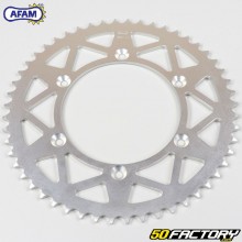 Corona 52 denti in alluminio 520 Sherco SE-R 125, 300, SEF 450 R, Husqvarna CR 125, WR 250 ... Afam grigia