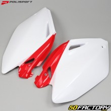 Plaques latérales Honda CRF 250 R (2004 - 2005) Polisport blanches