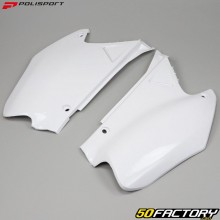 Seitenplatten für Honda CR 125, 250 R (2000 - 2001). Polisport weiß