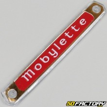 Fuel tank monogram "Mobylette" (long version) red and gold