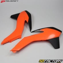 KTM EXC Radiator Gills 125, 200, 250, 300... (2012 - 2013) Polisport laranjas e negros