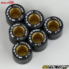 Rodillos de variador 9.1g 16x13 mm Kisbee,  Agility,  Zip,  Cracker... Malossi Rollo HT