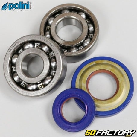 Crankshaft bearings and seals Vespa PK, Primavera... 50, 125 Polini  V1