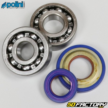 Crankshaft bearings and seals Vespa PK, Primavera... 50, 125 Polini  V2
