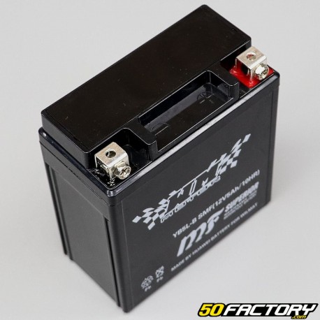 Batterie YB5L-B SLA 12V 5Ah Säure wartungsfrei Honda CRM,  NSR,  Yamaha YBR, KSR ...