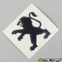 Sticker Peugeot Lion noir