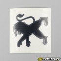 Sticker Peugeot Lion noir