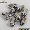 Tapered wheel nuts Ã˜10x1.25mm Goldspeed chrome for quad (set of 8)