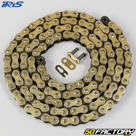 428 chain reinforced 136 links Iris gold