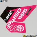 Kit grafiche adesivi Yamaha PW 50 Ahdes rosa