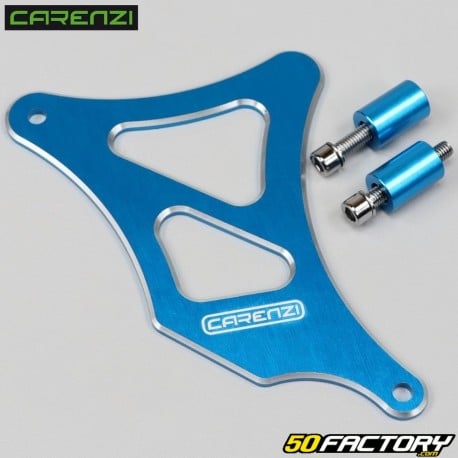 Aluminum sprocket cover AM6 minarelli Carenzi blue