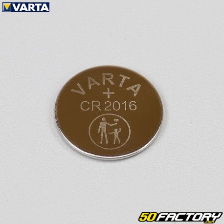 Pile bouton lithium CR2016 Varta (à l'unité)