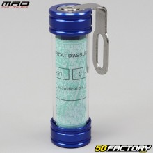 Cylindrical sticker holder Mad blue