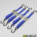 Blue tightening straps 1.5M with hooks (set of 4)