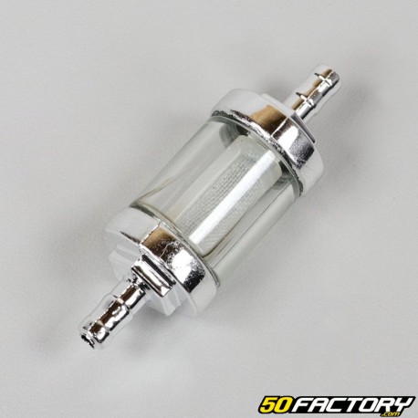 Chrome universal Ã˜5mm fuel filter