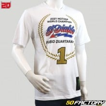 Tee-shirt El Diablo Fabio Quartararo 20 Champion blanc